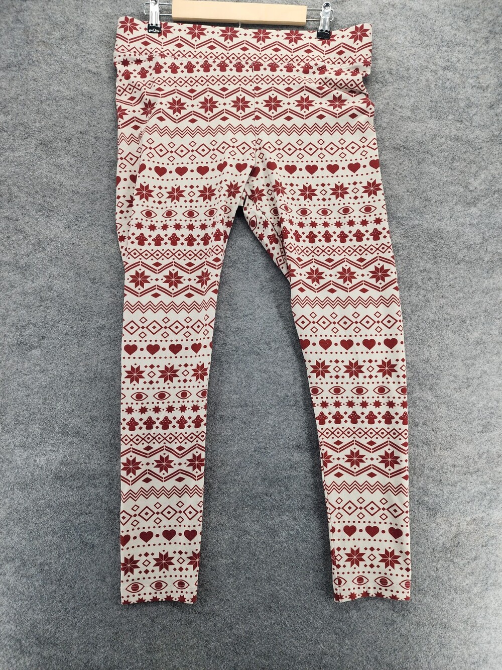 Monki Leggings Womens Large Holiday Frida